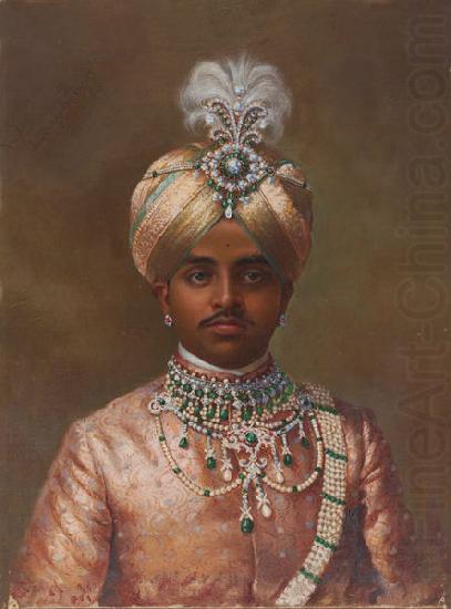 Portrait of Maharaja Sir Sri Krishnaraja Wodeyar Bahadur, Krishna Raja Wadiyar IV